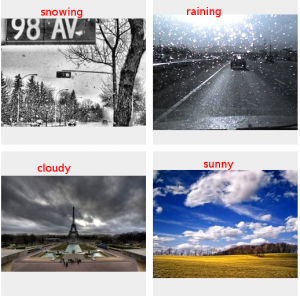 Weather lesson (before)