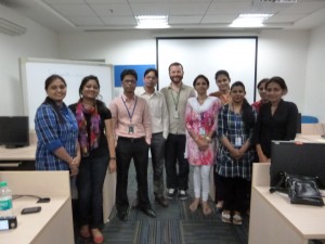 Group of teachers from the Last Language Textbook workshop held at the NIIT offices in New Delhi